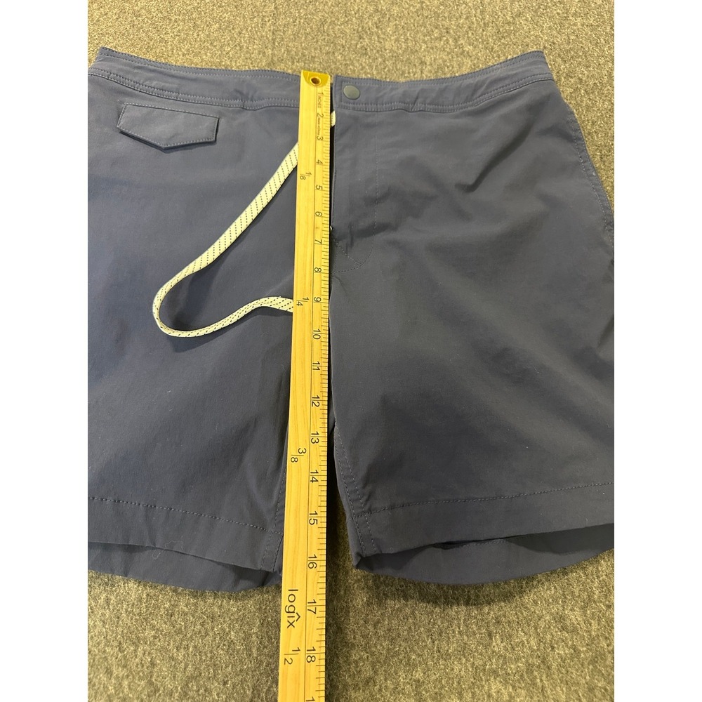 J. Crew Men's Eco Pool Shorts Swim Trunks Navy Blue 7" Inseam J0057 Size 32 - Picture 9 of 16